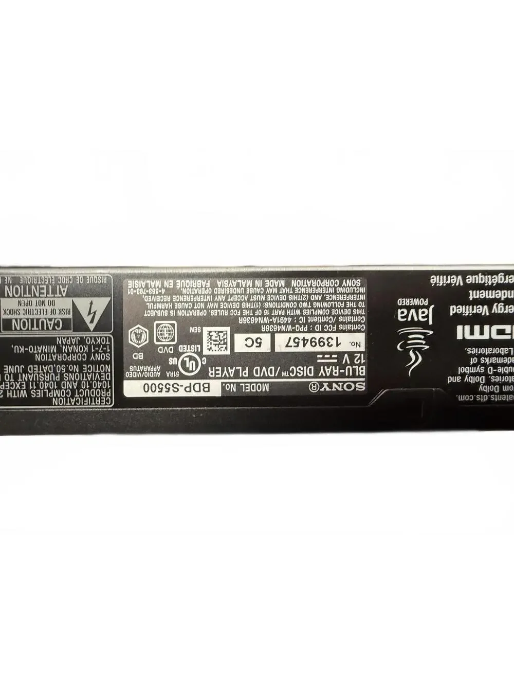 Sony Blu-ray Disc Player with Wireless LAN and 3D Support  No Cables